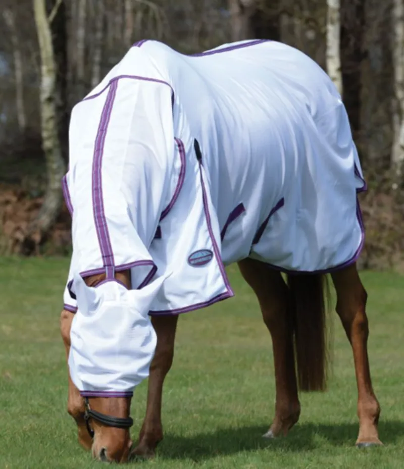 Weatherbeeta Comfitec Airflow II Combo Neck Grey-Blue